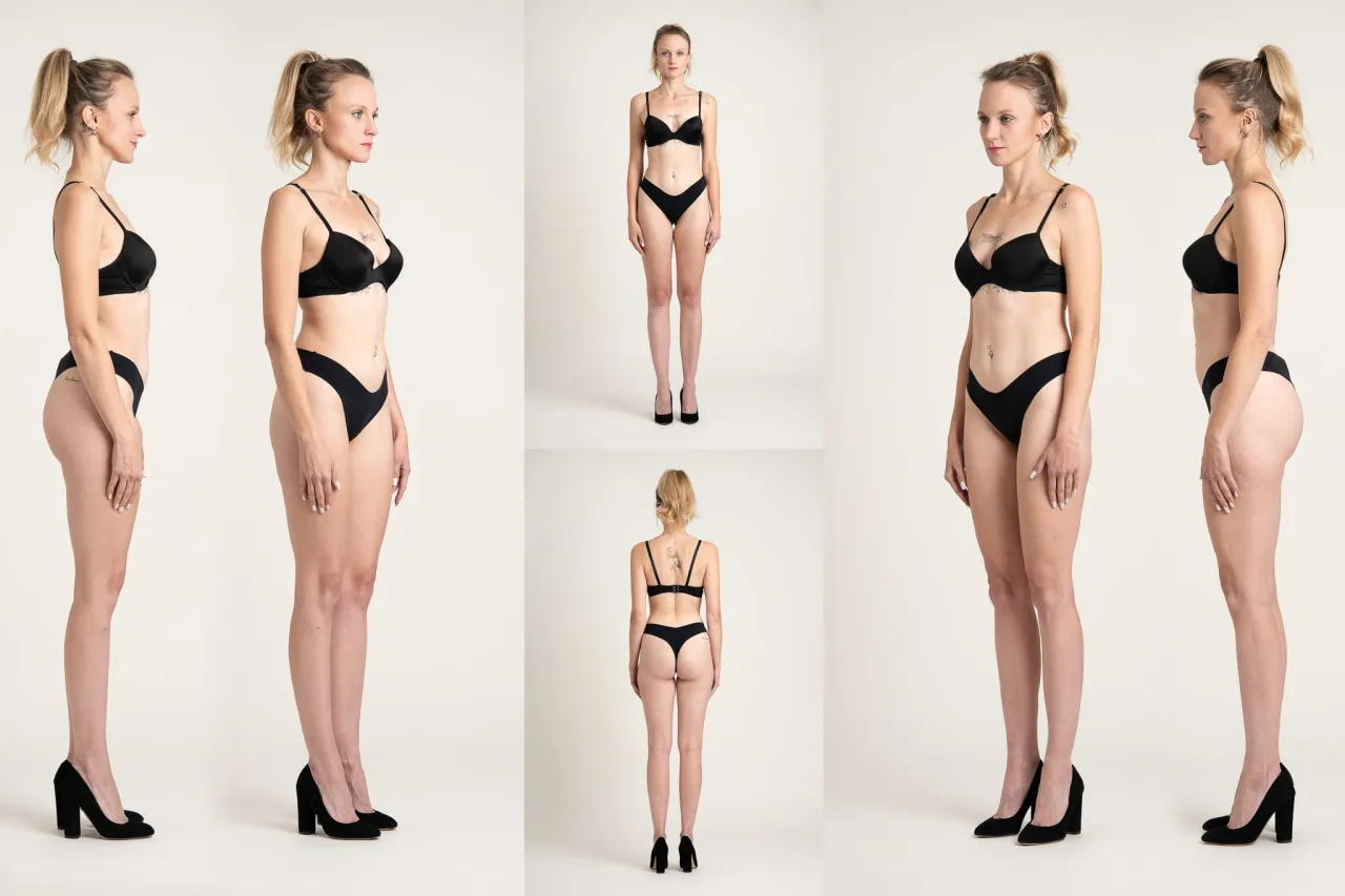 przykładowe polaroidy modelki