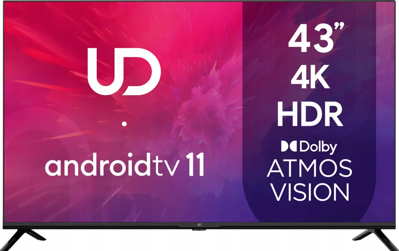 Telewizor z logo DVB-T2 HEVC