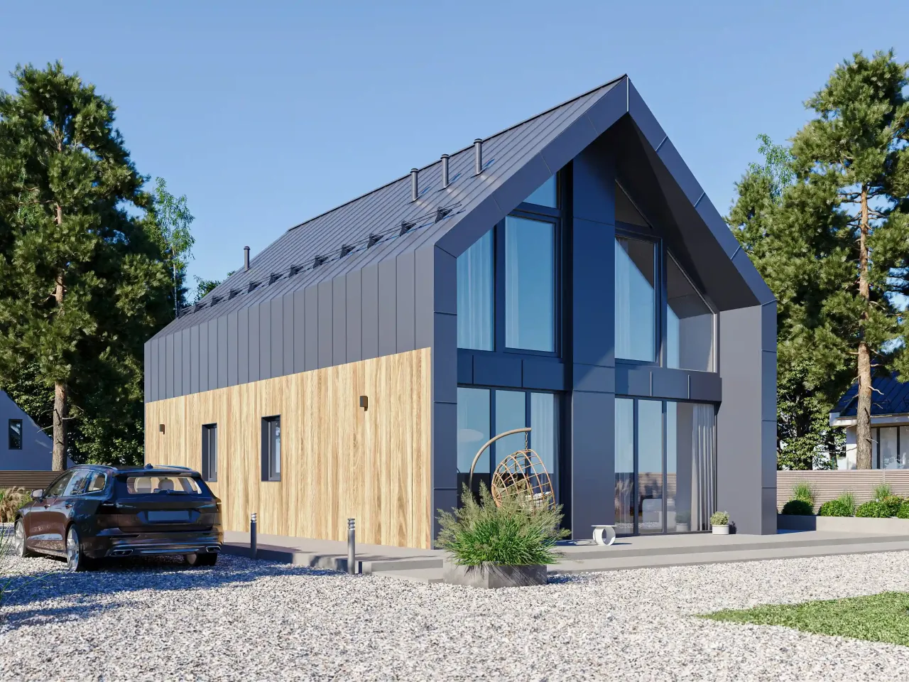 dom szkieletowy nowoczesne instalacje