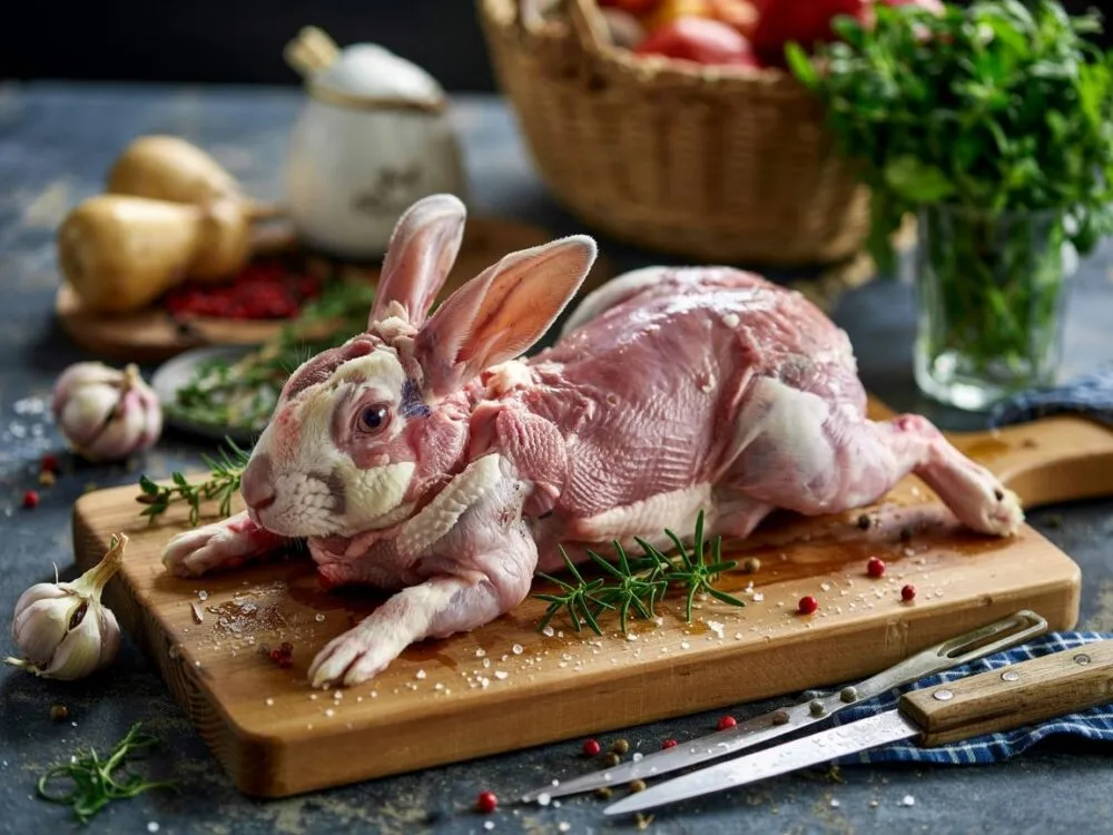 Przygotowanie kr&oacute;lika do marynowania