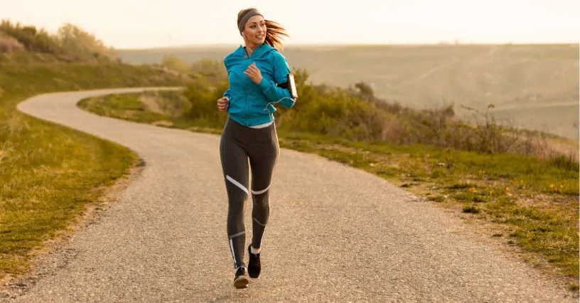 biegacz interwały podbiegi