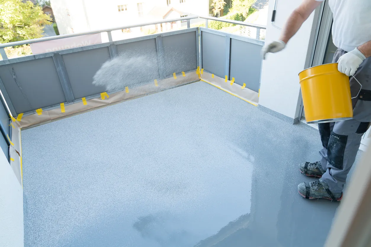 przygotowanie podłoża balkon wylewka