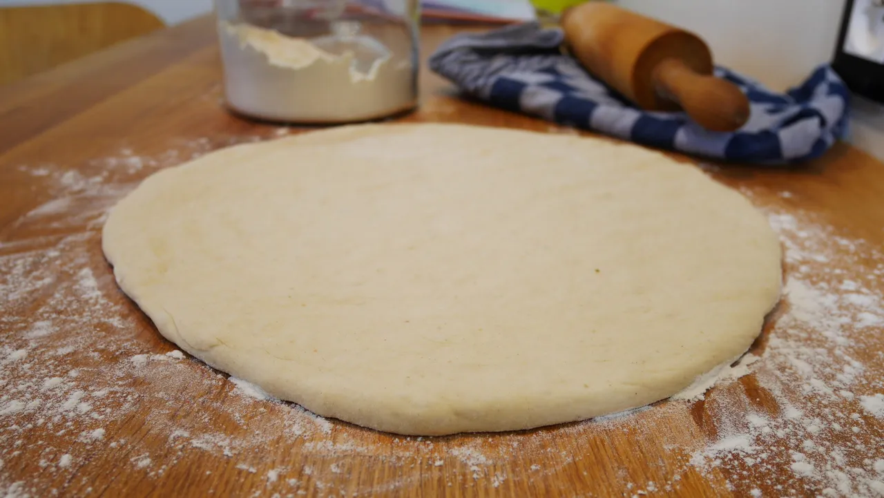 Test pâte à pizza levée