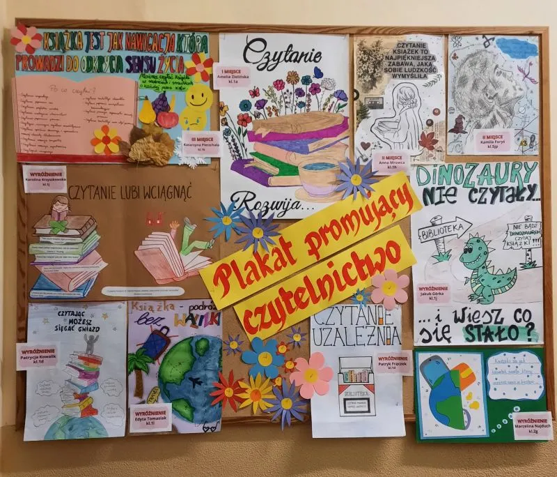 plakat promujący czytanie inspiracje