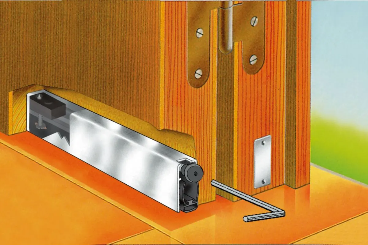 Uszczelka opadająca w drzwiach