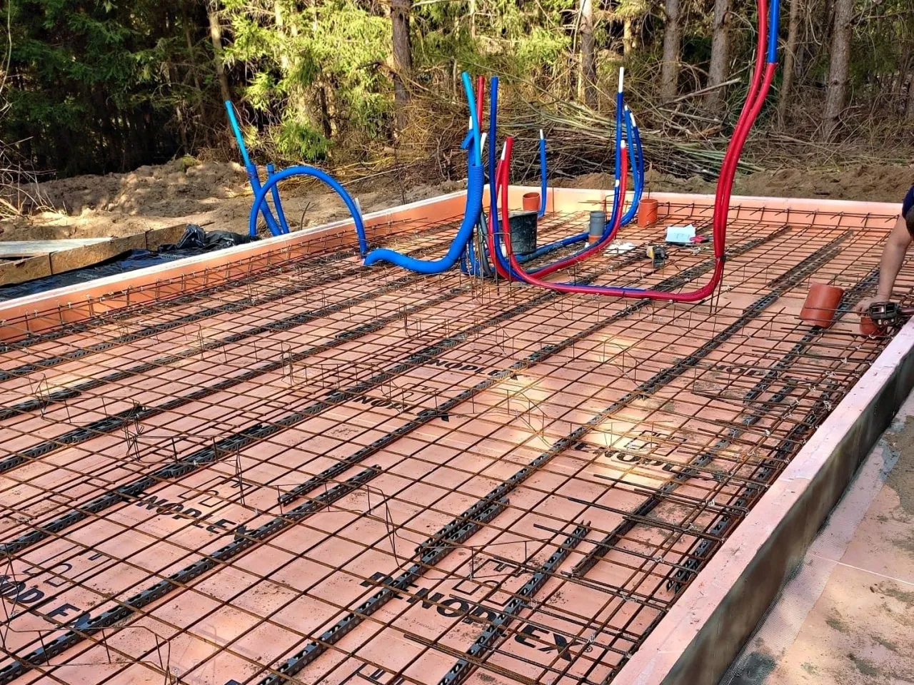 Błędy w zbrojeniu płyty fundamentowej