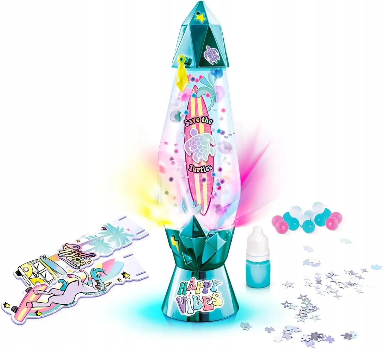 domowa lampa lawa dla dzieci