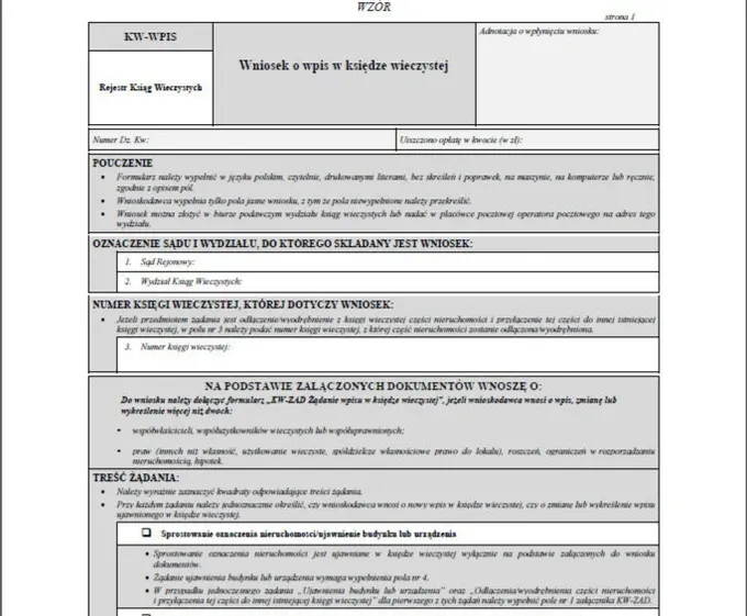 Uzyskiwanie odpisu księgi wieczystej online krok po kroku
