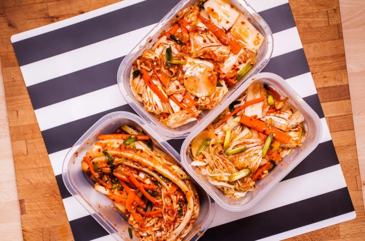kimchi jako dodatek do dania, kimchi banchan