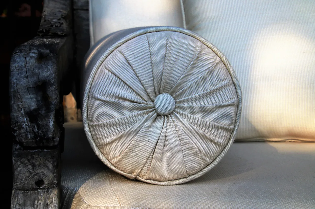 materiały do szycia poduszki okrągłej