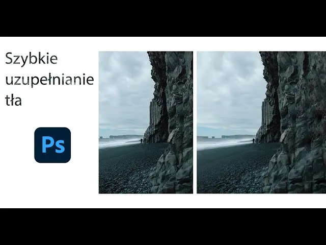 Ujednolicanie tła w Photoshopie przed i po