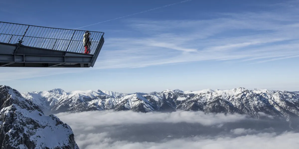 Zugspitze platforma widokowa panorama