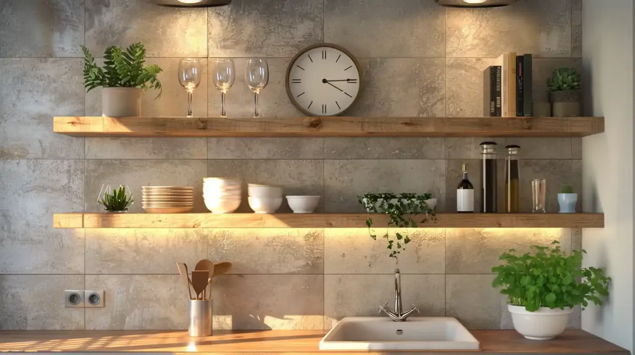 inspiracje pustej ściany w kuchni różnorodne pomysły