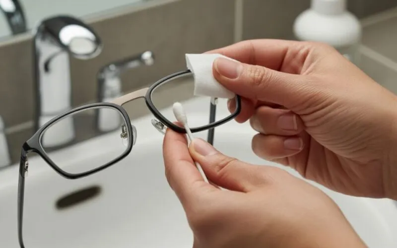 jak czyścić noski w okularach domowe sposoby