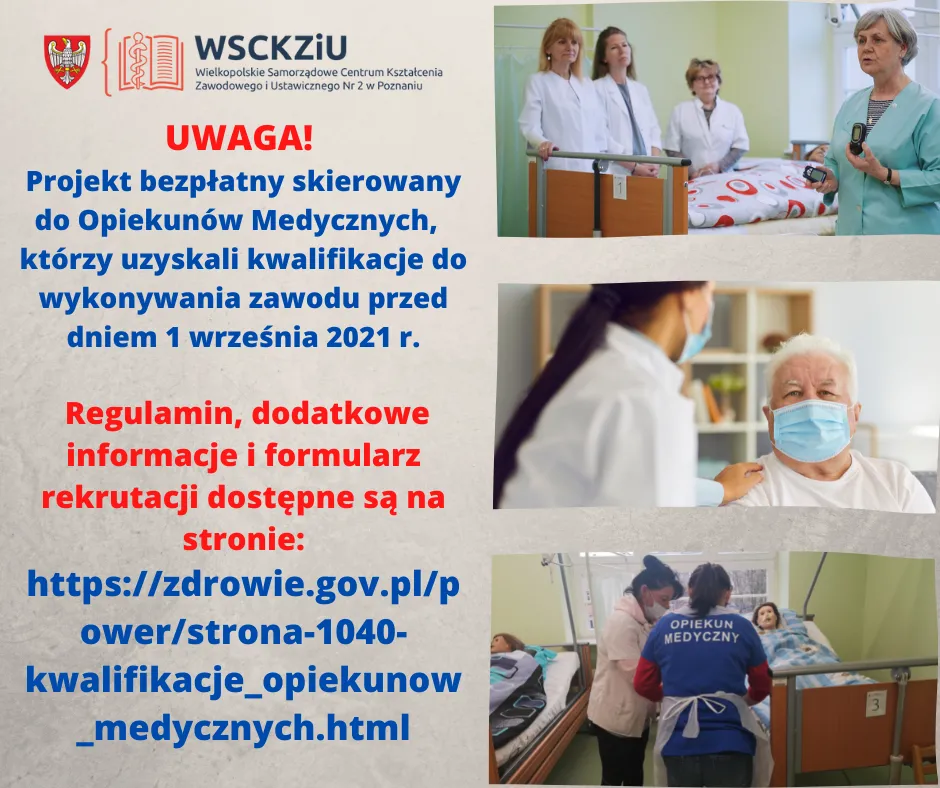 dyplom opiekun medyczny kwalifikacja MED.14