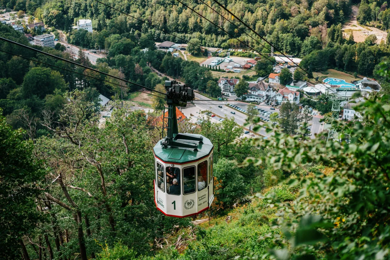 Burgberg Seilbahn Bad Harzburg Panorama