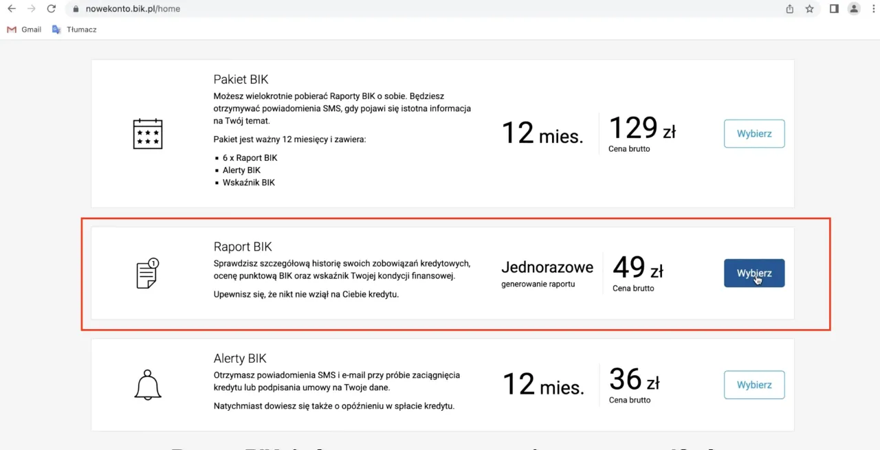 BIK alerty czy warto? Sprawdź raport BIK za 49 zł lub pakiet 12 mies. za 129 zł. Alerty BIK powiadomią o pr&oacute;bie zaciągnięcia kredytu.
