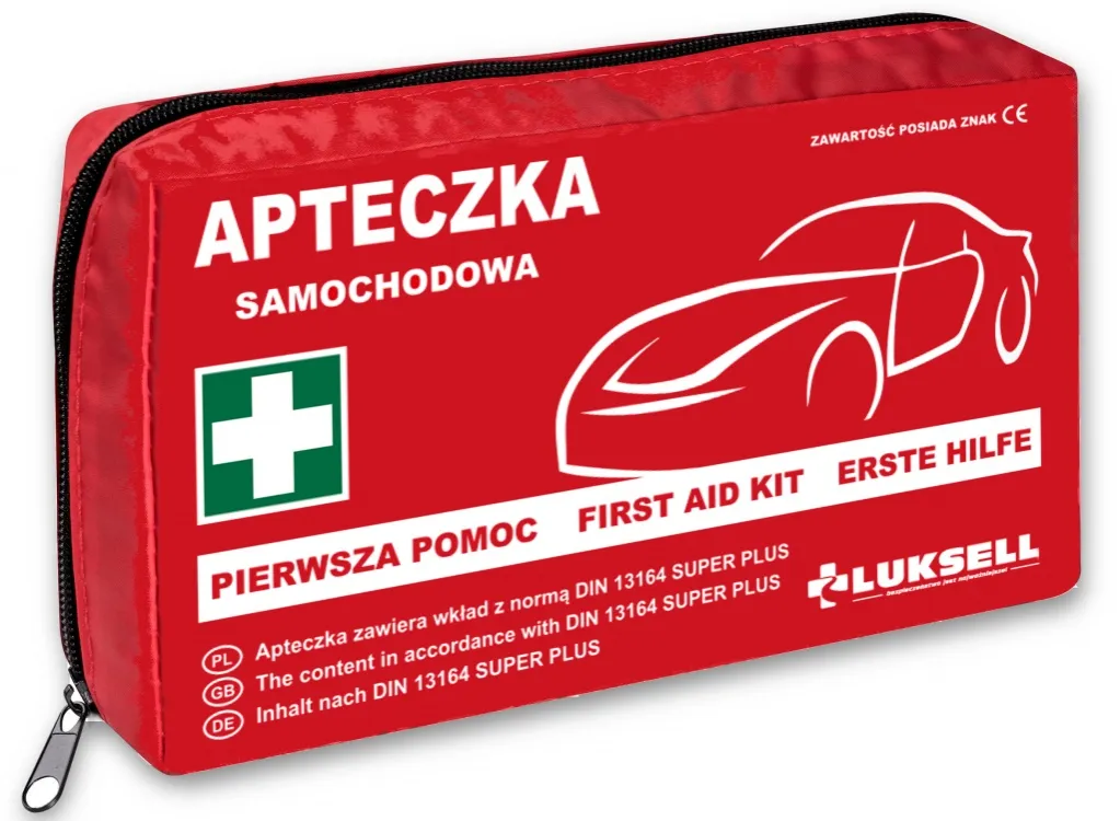 apteczka samochodowa DIN 13164
