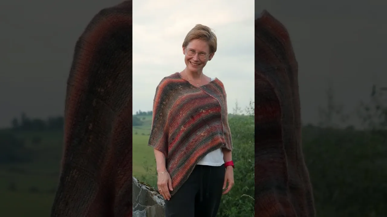 Zdjęcie Jak uszyć ponczo z szala? Prosty poradnik DIY krok po kroku