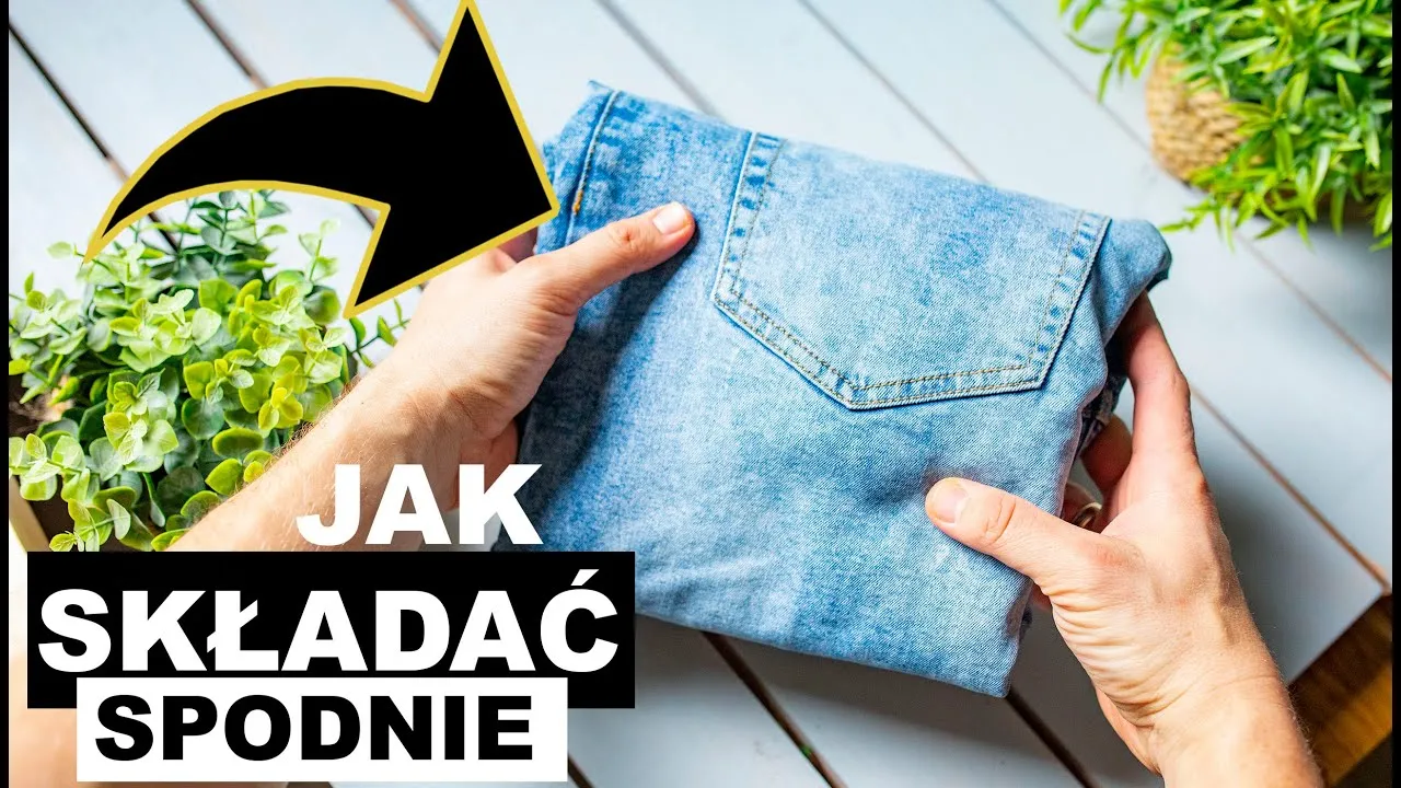 Zdjęcie Jak złożyć spodnie, aby zajmowały mało miejsca i były bez zagnieceń