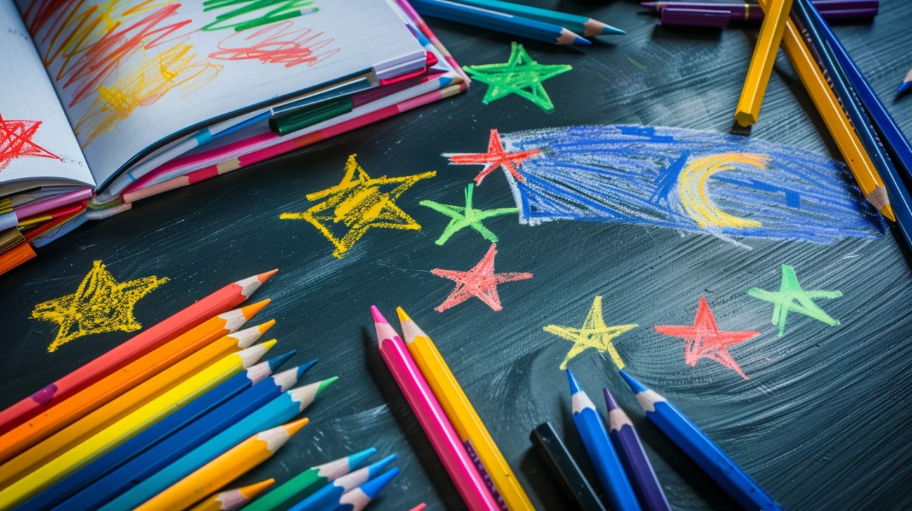 Zdjęcie Kolorowanka z flagą Unii Europejskiej: pomysł na pracę plastyczną w szkole