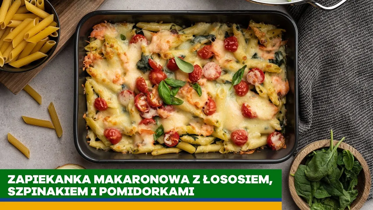 Zdjęcie Pyszna zapiekanka z łososiem i pomidorami, która zachwyci każdego
