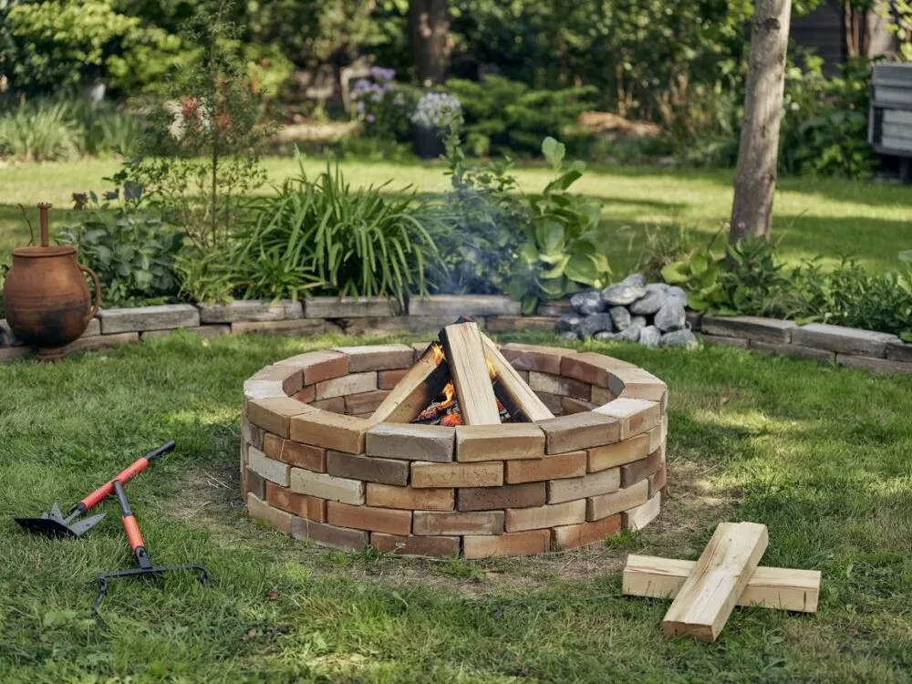 Zdjęcie Jak zrobić palenisko z cegieł - proste kroki, aby uniknąć błędów