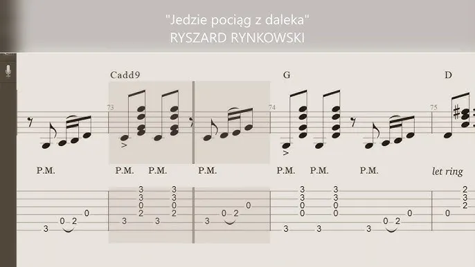 Zdjęcie Proste chwyty na gitarę do jedzie pociąg z daleka dla początkujących