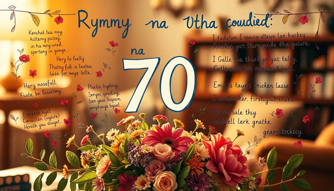 Zdjęcie Życzenia na 70. urodziny: Wzruszające, zabawne, dla każdego!