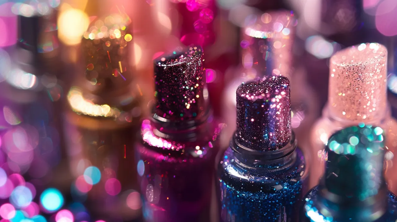 Zdjęcie Lakier hybryda brokat: Najnowszy trend w manicure? Efektowne zdobienia