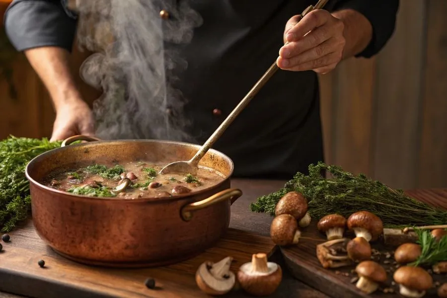 Zdjęcie Poznaj dobór przypraw do sosu grzybowego - porady i wskazówki kucharza