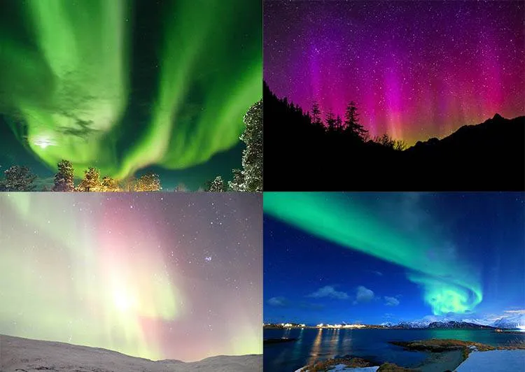 kolory zorzy polarnej i ich przyczyny