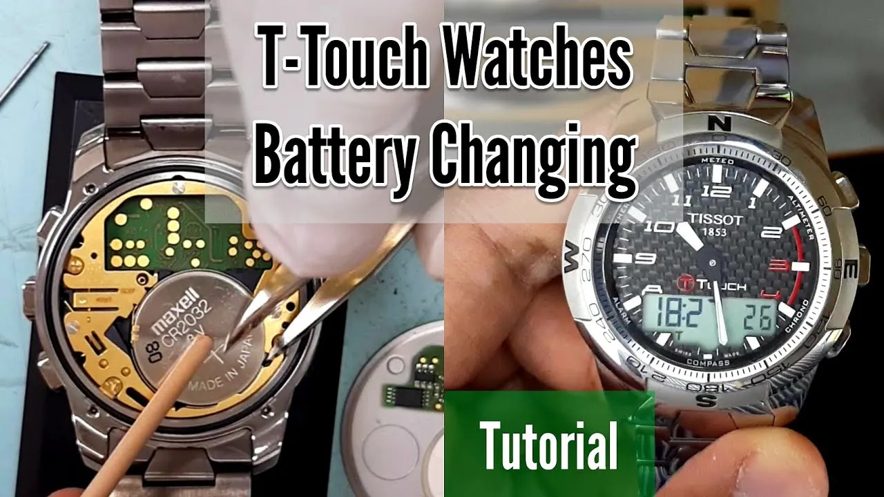Tissot T-Touch watch battery replacement service options