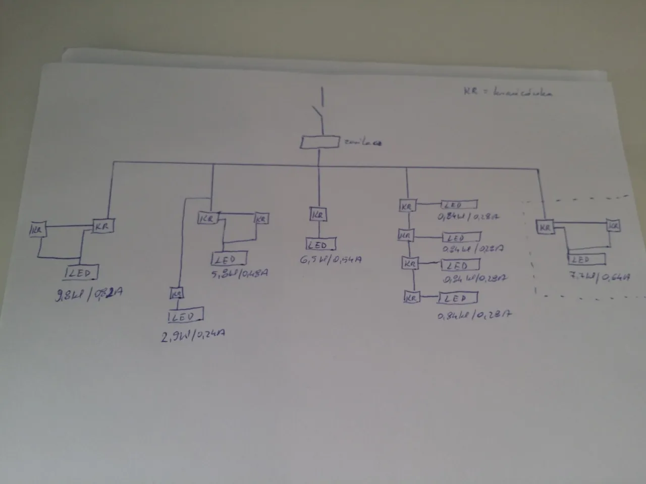 Schemat działania styku COM NO NC