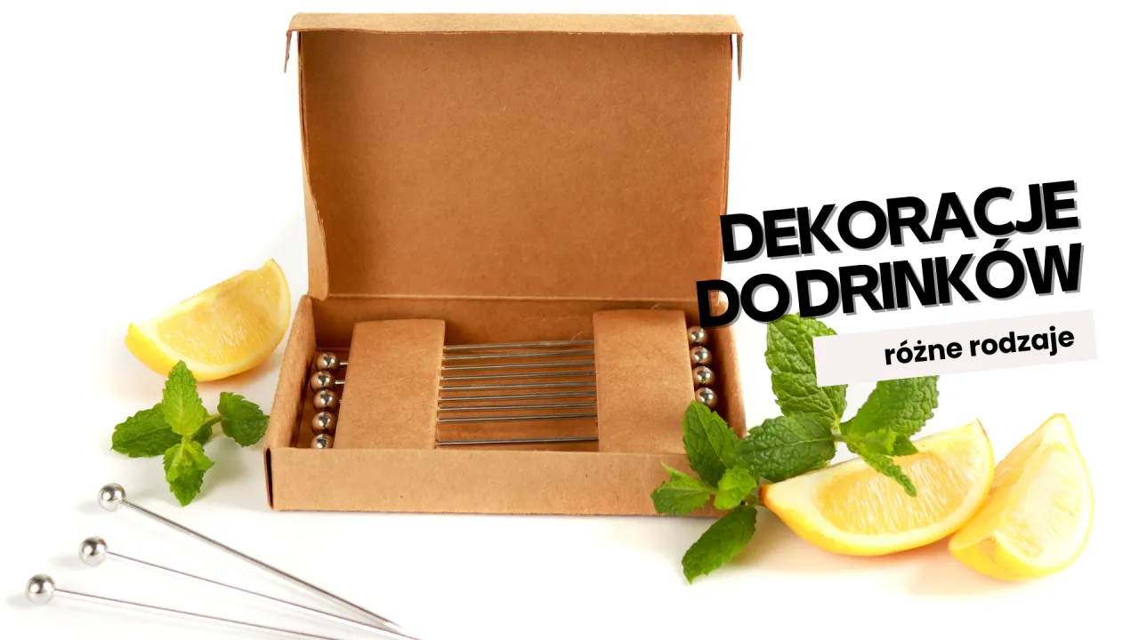 proste dekoracje do drinków domowych