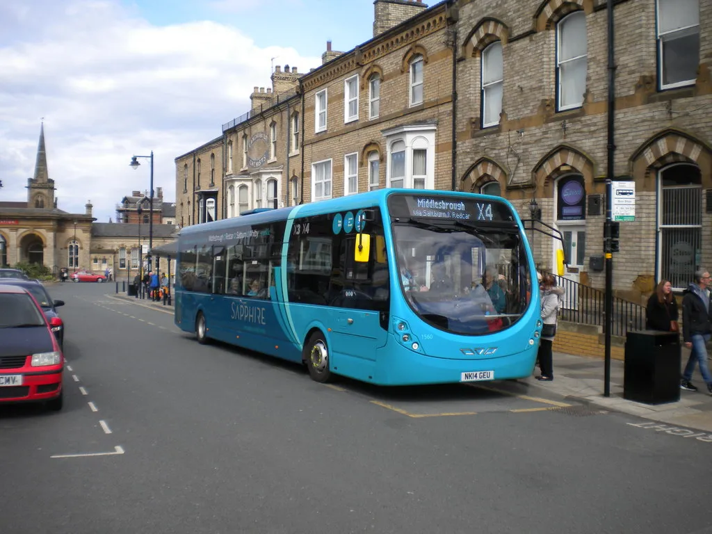 Arriva bus UK in city