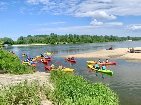 Baza kajakowa Sp&oacute;jnia Warszawa Kanał Żerański