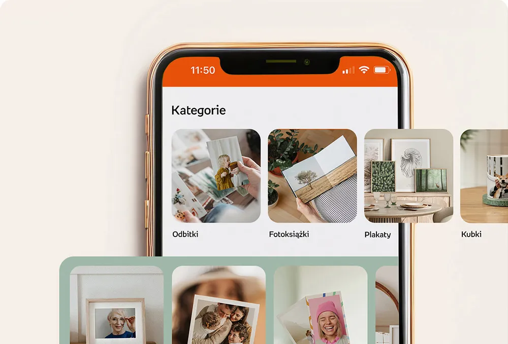 aplikacja empik foto interfejs