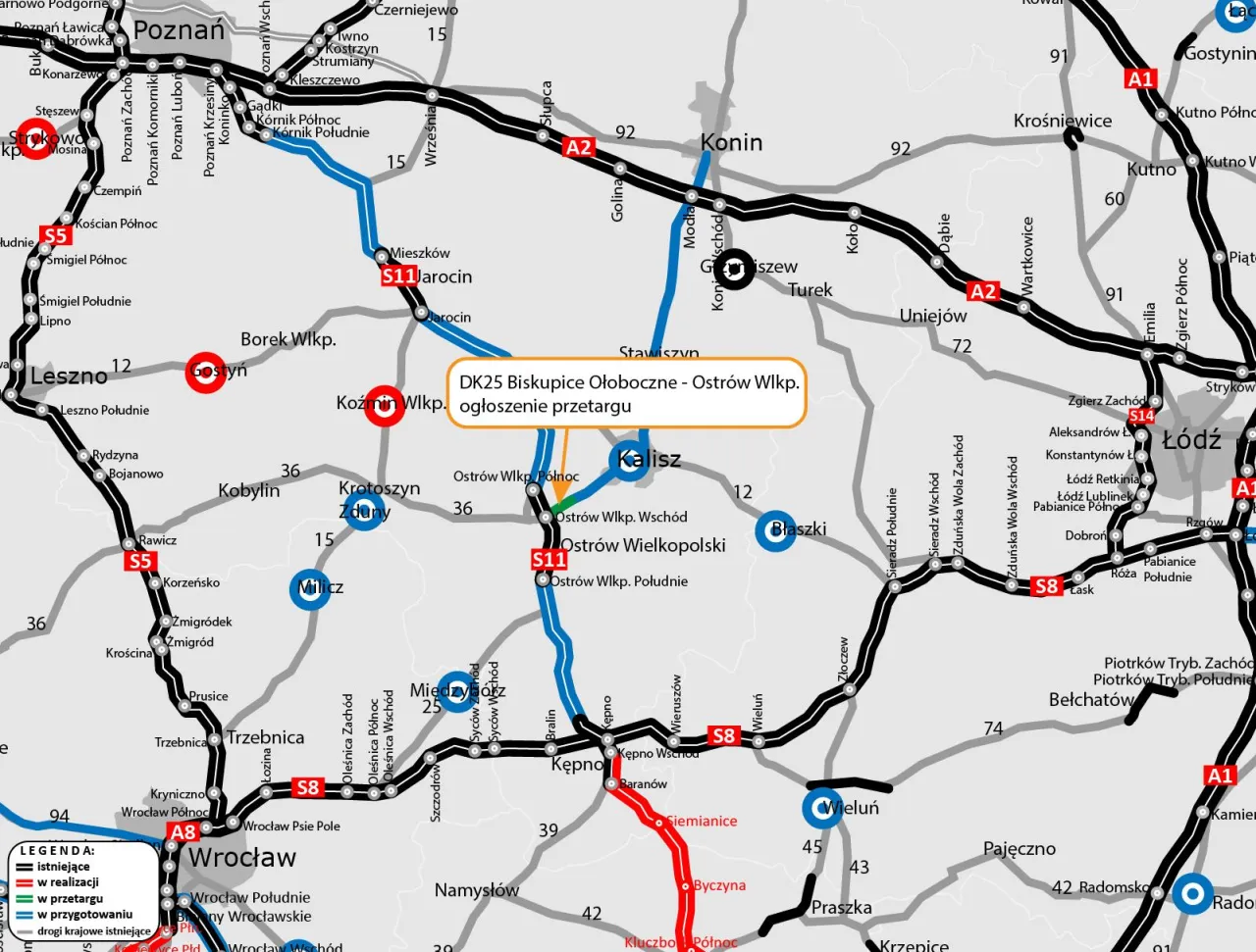 Mapa dojazdu do DPS Biskupice
