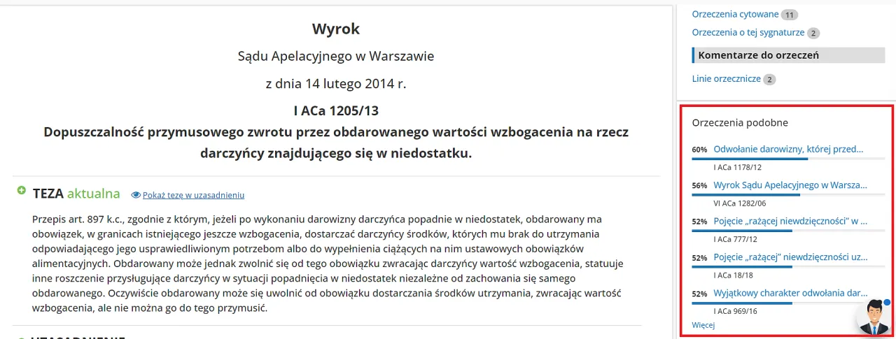 proces odwołania darowizny dokumenty