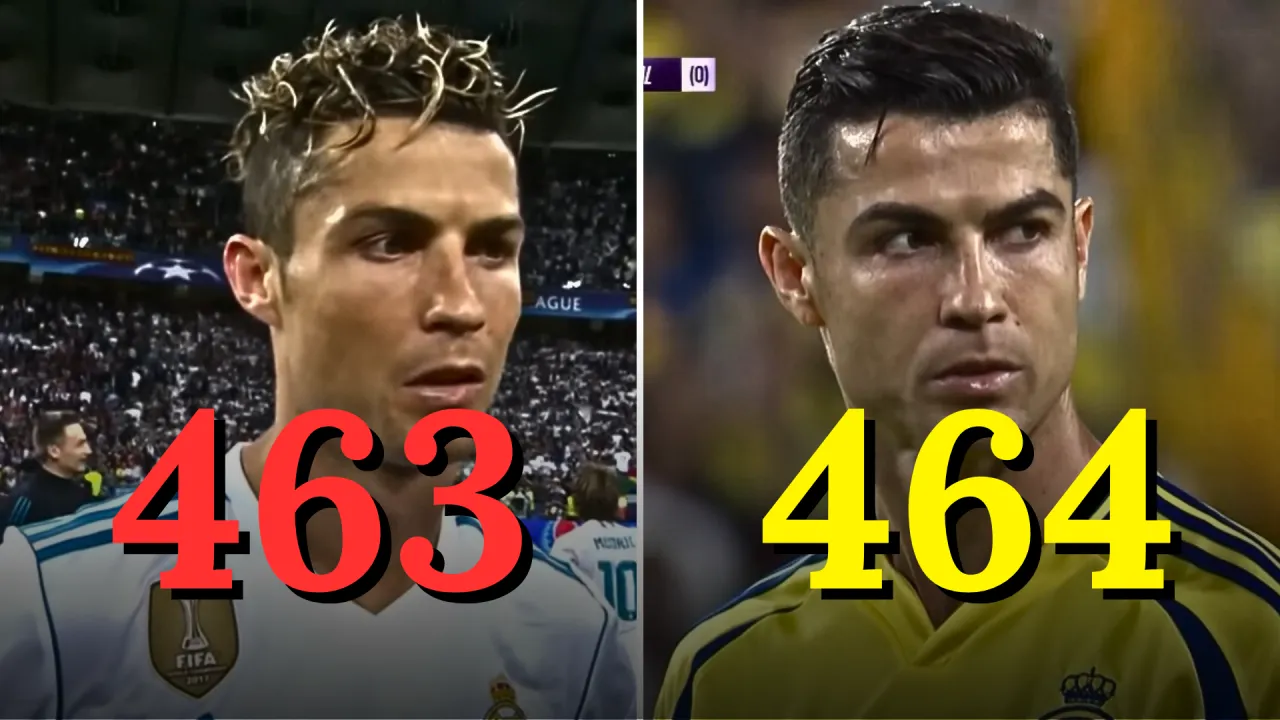 Cristiano Ronaldo rekordy po 30