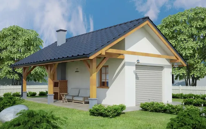 przykłady budynków pozostałych garaż wolnostojący budynek gospodarczy altana