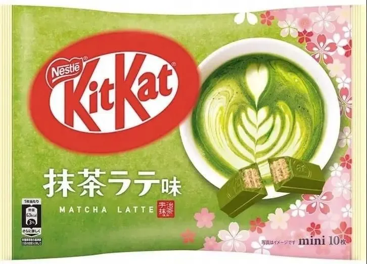 Kit Kat Matcha opakowania r&oacute;żne warianty