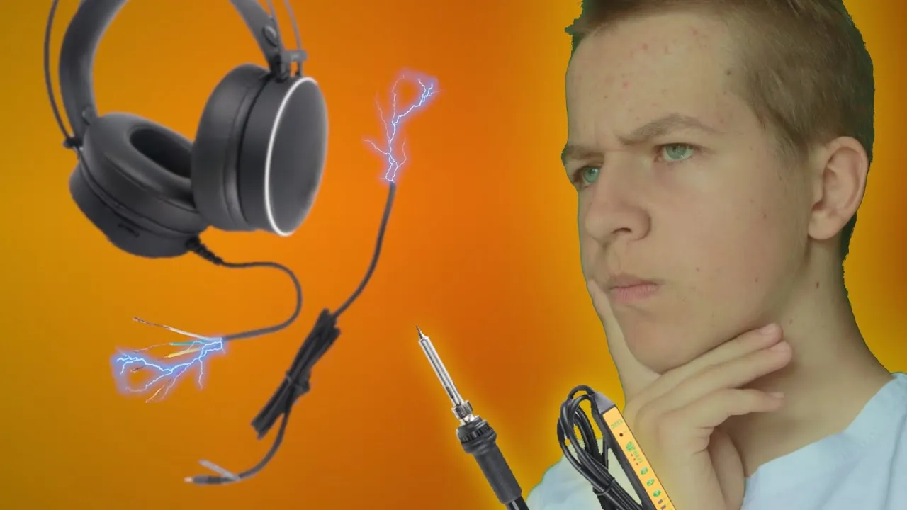 osoba sprawdzająca słuchawki przewodowe, troubleshooting headphones