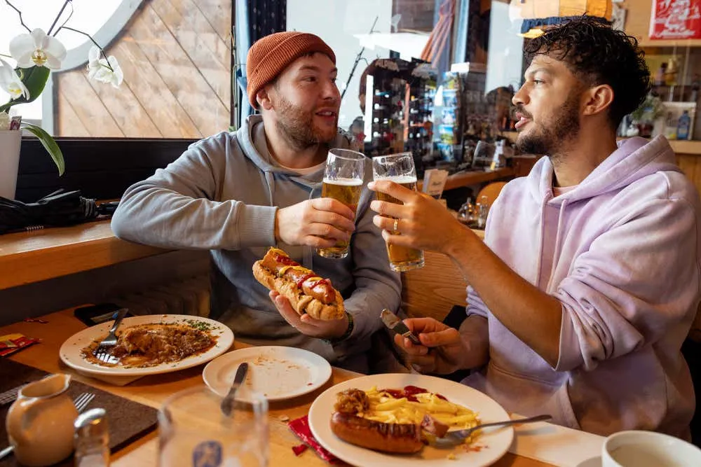 Drezno restauracje i jedzenie uliczne różnorodność
