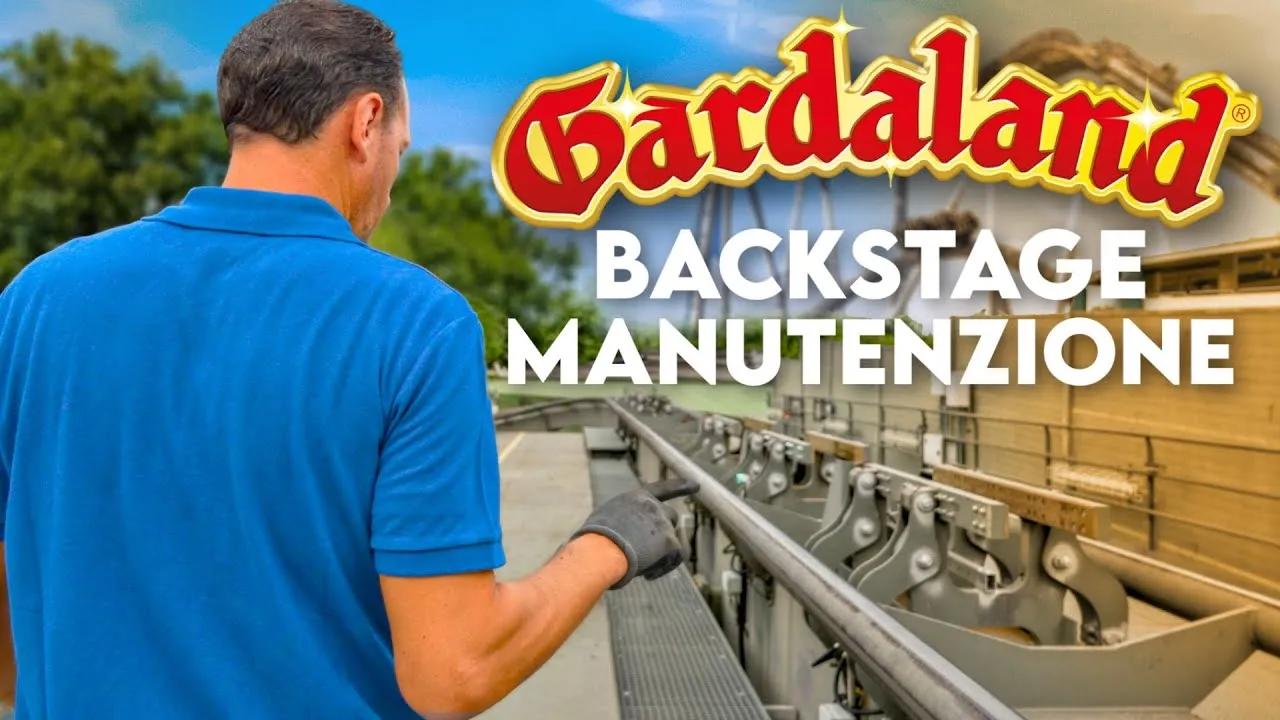 Gardaland attrazione manutenzione
