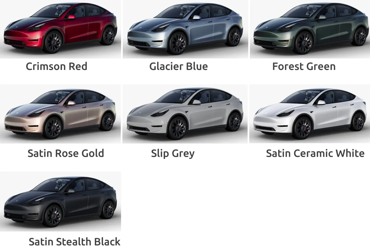 r&oacute;żne modele Tesla