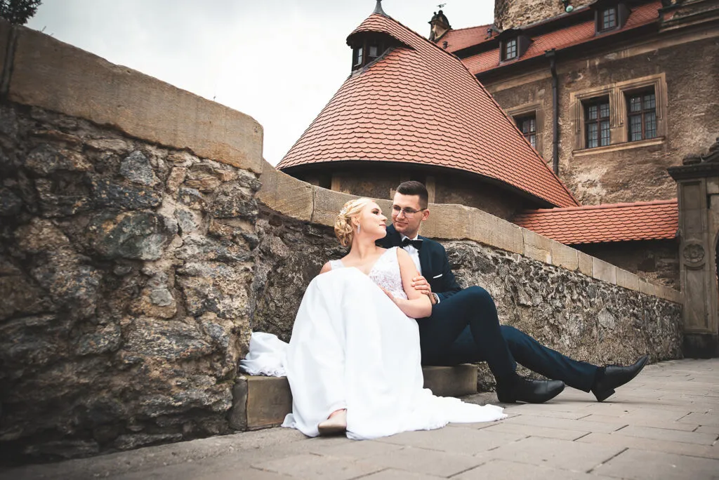 Zamek Czocha sesja ślubna
