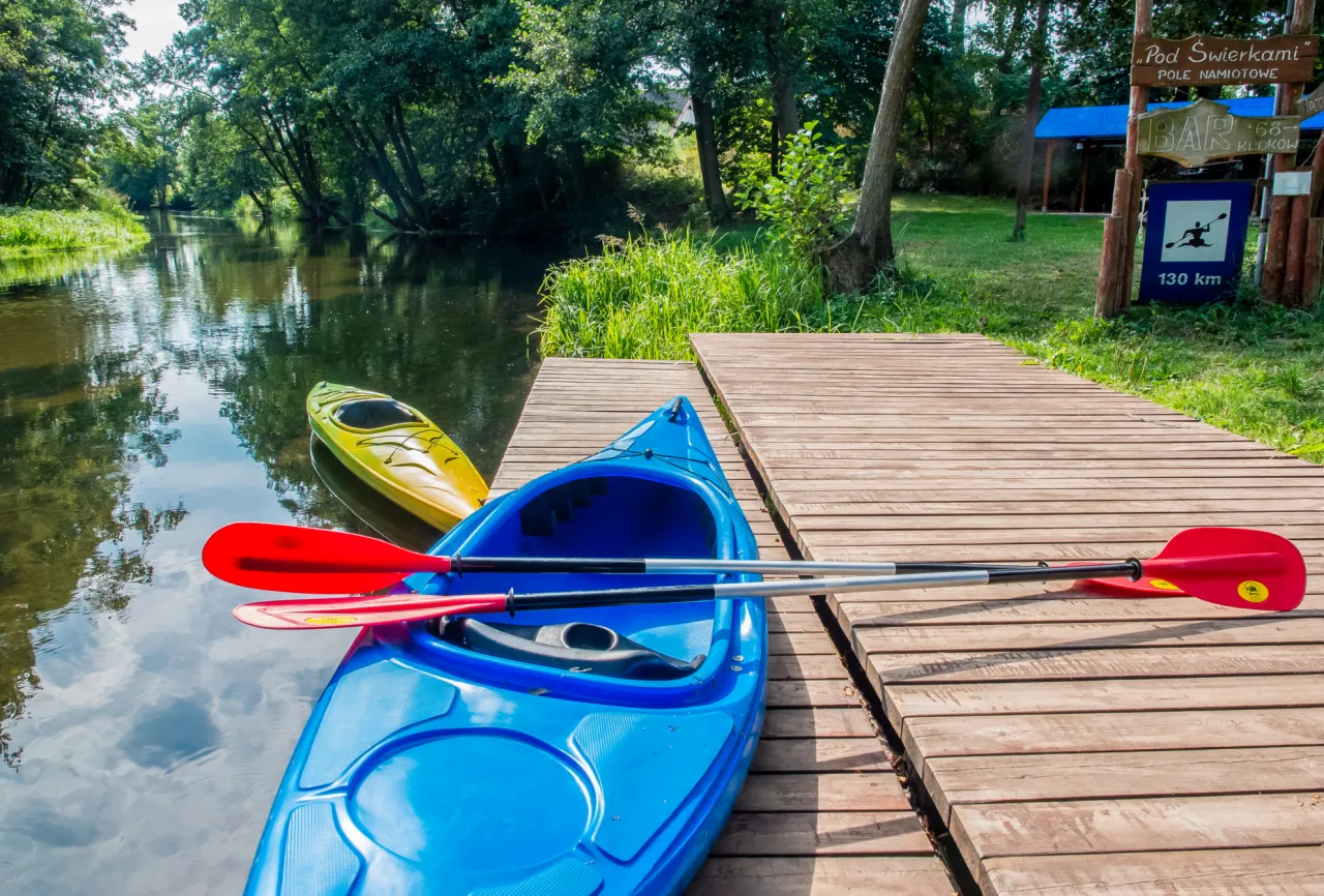 Krajobrazy rzek Pomorza kajaki