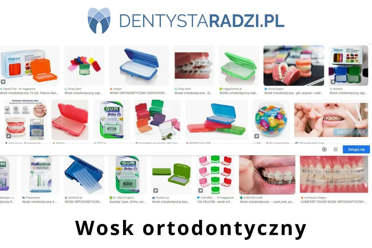 wosk ortodontyczny leki przeciwb&oacute;lowe na aparat